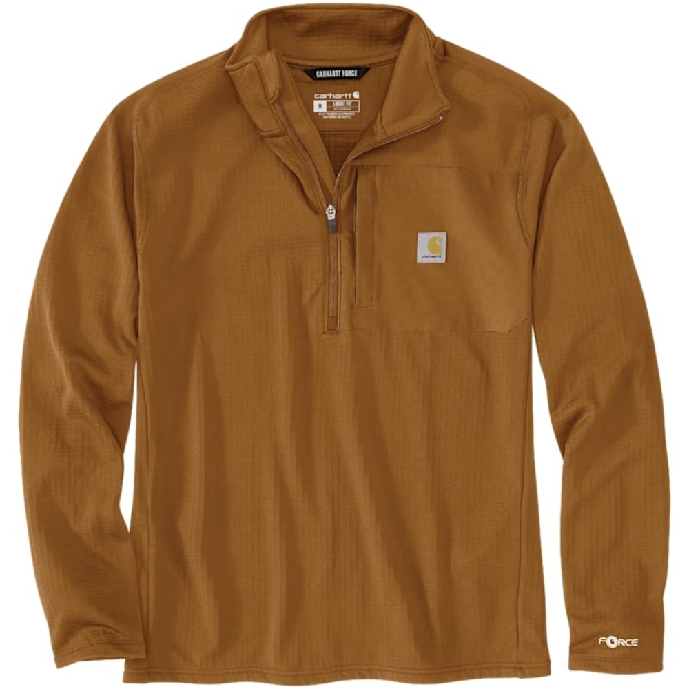 Carhartt Brown Quarter-Zip Pullover